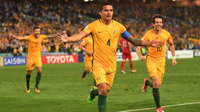 Tim Cahill saves Australia vs Syria - World Cup qualifier Sydney 2017-10-10