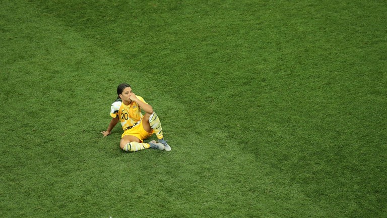 France 2019 - Women's World Cup Review - Sam Kerr misses penalty shootout kick for Australia vs Norway